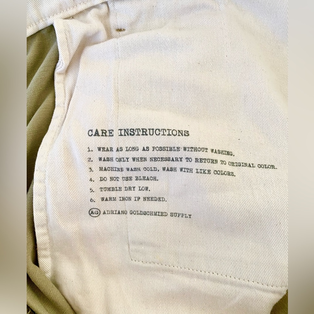AG Jeans • Standard Issue Ex-Boyfriend Khaki Crop, Regulations, Boyfriend Cut 31 - Picture 8 of 8
